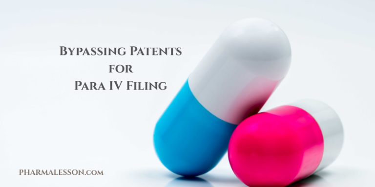 Bypassing Patents for Para IV Filing