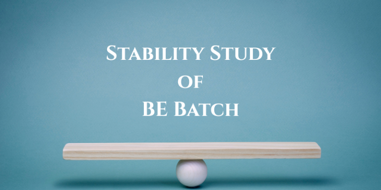Stability Study of BE Batch